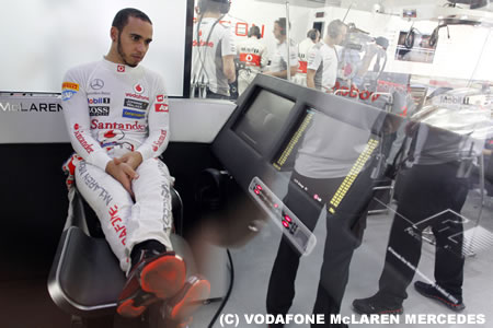 ハミルトン、メルセデスAMGでの作業を開始