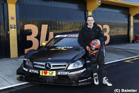 【動画】クビサ、DTM初テスト後インタビュー