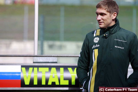 F1シート争いに敗れたペトロフ