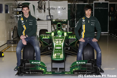 ケーターハム、マとロッシを控えに起用