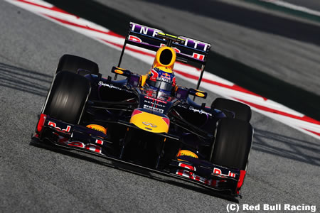F1開幕前テスト、直線の最遅はレッドブル