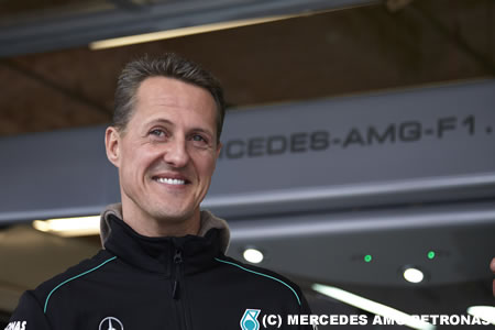 シューマッハ、F1開幕戦は自宅で観戦