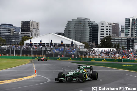 ピック「スピンしてバリアにぶつかってしまった」