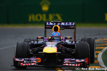 タイヤに問題を抱えていたベッテル