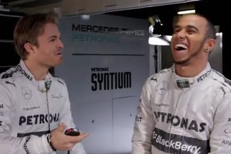 【動画】ハミルトンVSロズベルグ、速いのはどっち？