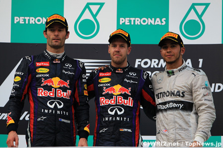 F1第2戦マレーシアGP決勝の結果