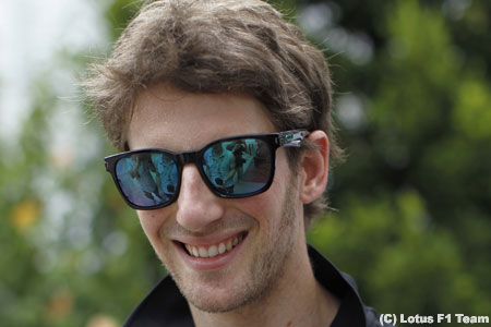 グロジャン、パパに