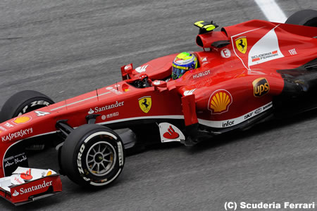 F1第3戦中国GPフリー走行2回目の結果