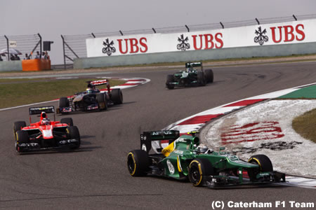 状況の改善を確信／F1中国GPケーターハム決勝コメントまとめ