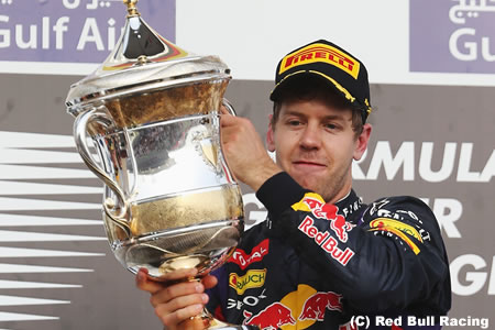 F1バーレーンGP終了後ランキング、ベッテルがリード広げる