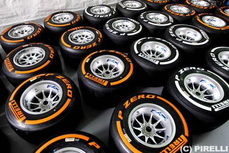 金曜フリー走行にプロトタイプF1タイヤを追加支給