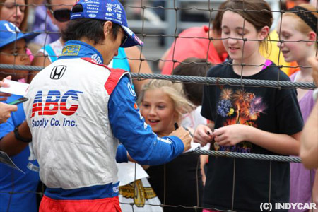 佐藤琢磨、プラクティス7日目に2番手のスピードを記録＝インディ500