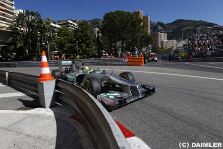 F1第6戦モナコGPフリー走行2回目の結果