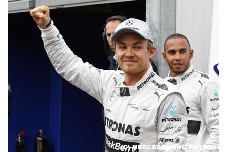 メルセデスAMG、ロズベルグが3戦連続ポール／F1モナコGP土曜まとめ