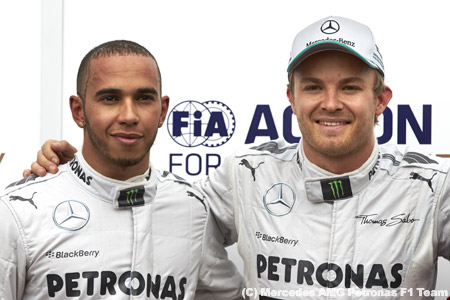 ロズベルグの好調は「想定内」とハミルトン