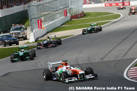 フォース・インディア、2台そろって入賞／F1カナダGP日曜まとめ