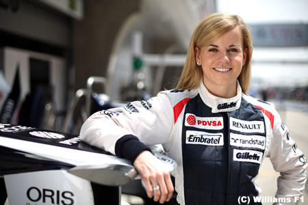 「ベッテルを見れば女性でもF1で戦えるのがわかる」とスージー・ヴォルフ