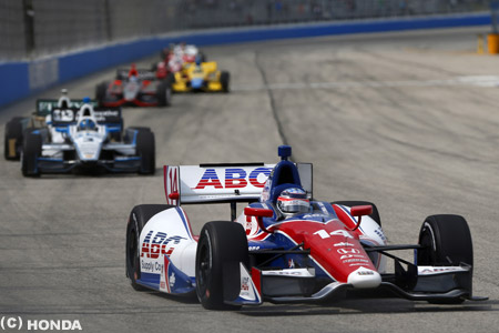 佐藤琢磨「勝てる自信がありました」＝インディ第9戦ミルウォーキー