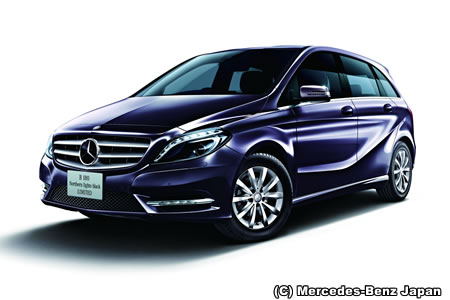 メルセデス・ベンツ、特別仕様車「B180ノーザンライツブラック・リミテッド」を限定発売