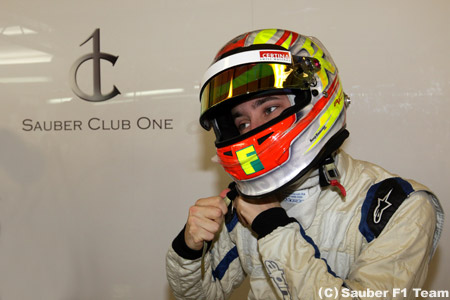 ザウバー、若手F1テストにフラインスを出走