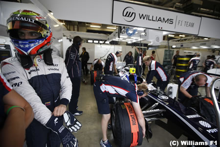 ウィリアムズでまたボヤ騒ぎ