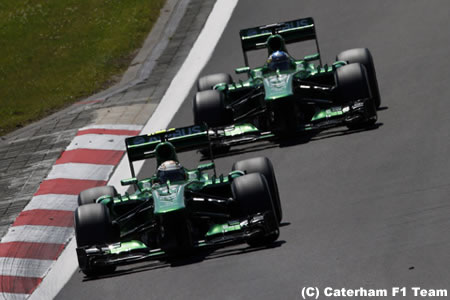 ケータハム、2台とも完走／F1ドイツGP日曜まとめ