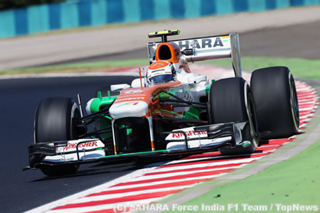 フォース・インディア、新タイヤを使いこなせず／F1ハンガリーGP金曜まとめ