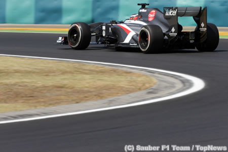 ザウバー、新パーツが期待どおりに機能／F1ハンガリーGP金曜まとめ