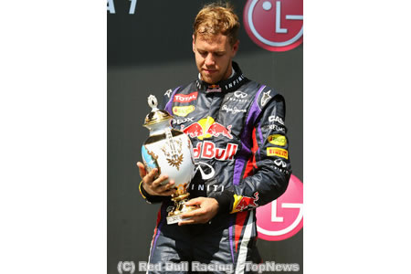 F1ハンガリーGP終了後ランキング、ベッテル首位のまま後半戦へ