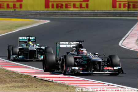 ザウバー、ポイントには届かず／F1ハンガリーGP日曜まとめ