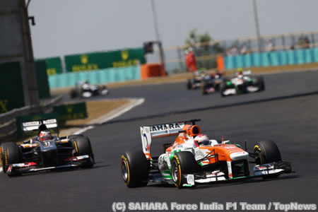 フォース・インディア、2台ともトラブル／F1ハンガリーGP日曜まとめ