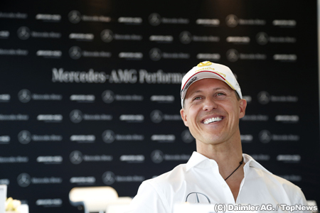 シューマッハ、巨額の広告収入ゲット