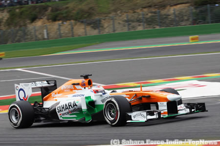 フォース・インディア、惜しくもポール獲得ならず／F1ベルギーGP土曜まとめ