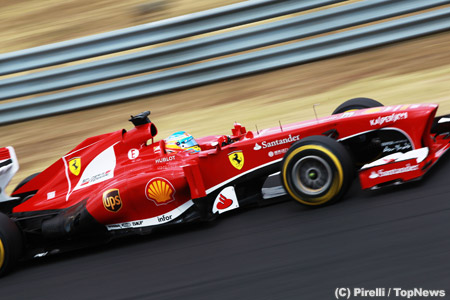 ピレリに不満のフェラーリ