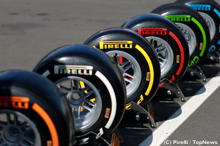 2014年のF1タイヤサイズに変更はないとピレリ