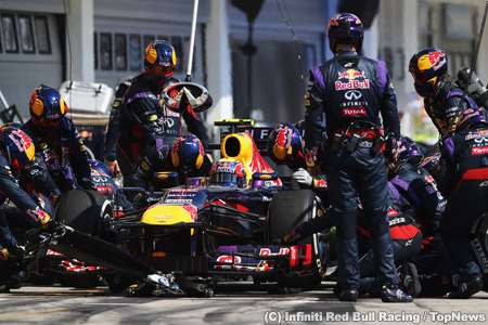 ピットストップ競争でトップは？