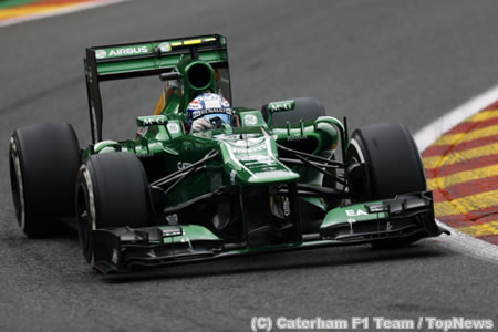 ケータハム、Q1で3番手／F1ベルギーGP土曜まとめ