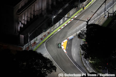 ケータハム「ウィリアムズとバトルできた」／F1シンガポールGP日曜まとめ