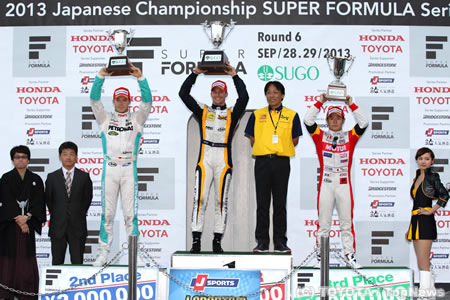 スーパーフォーミュラ第6戦SUGO、デュバルが今季初優勝