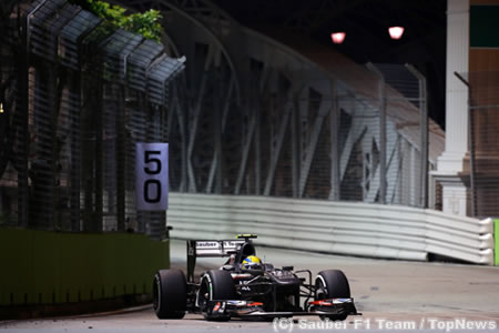 ザウバー、グティエレスが初のQ3進出／F1シンガポールGP土曜まとめ