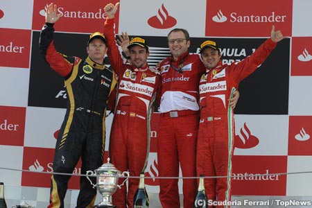 フェラーリ、マッサに心から感謝