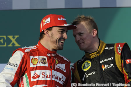 アロンソ「ライコネンを喜んで迎えたい」