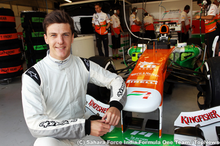 フォース・インディア、ジェームス・カラドを控えドライバーに