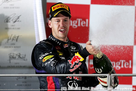 レッドブル、ベッテルが圧勝／F1シンガポールGP日曜まとめ