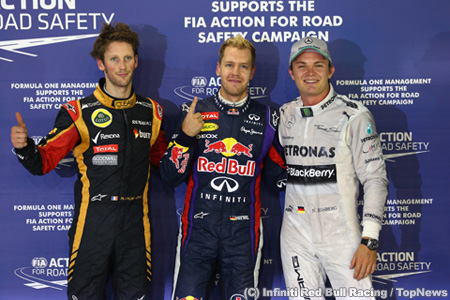 F1第13戦シンガポールGP予選の結果