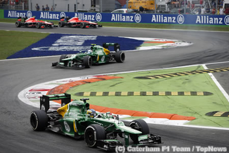 ケータハム、チームランキング10位を目指す／F1イタリアGP日曜まとめ