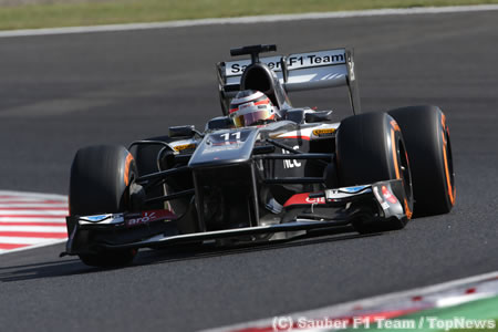 ザウバー、目標はポイント獲得／F1日本GP土曜まとめ