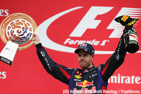 レッドブル、ベッテルが完勝／F1韓国GP日曜まとめ