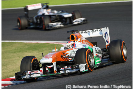 フォース・インディア、入賞には届かず／F1日本GP日曜まとめ
