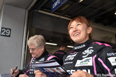 決勝直前の井原「この雨をチャンスに」＝WEC富士6時間耐久